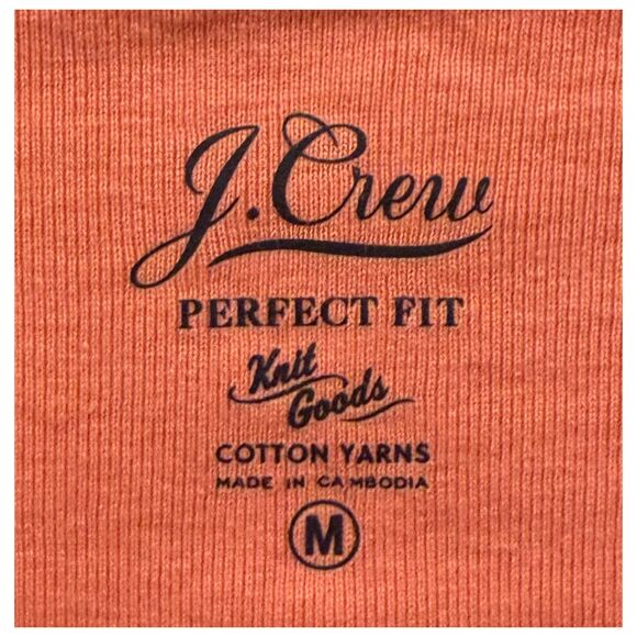 J.CREW Peach Short Sleeve Perfect Fit Blouse - Picture 2 of 3